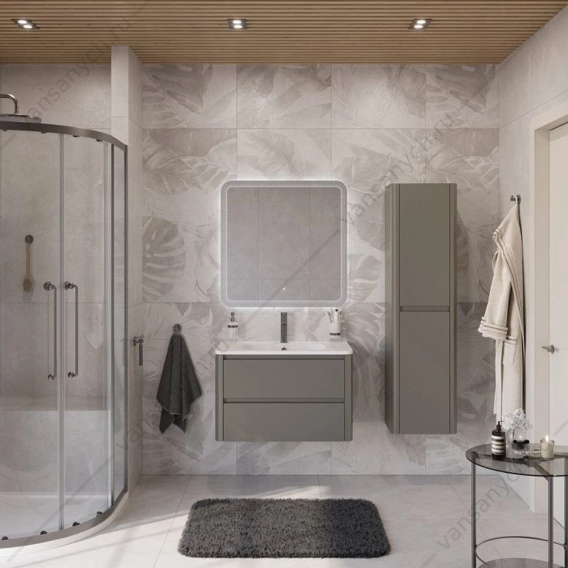 Тумба под раковину 100см подвесная 2 ящ. BelBagno Relax сатин RELAX-1000-2C-SO-SAT-P