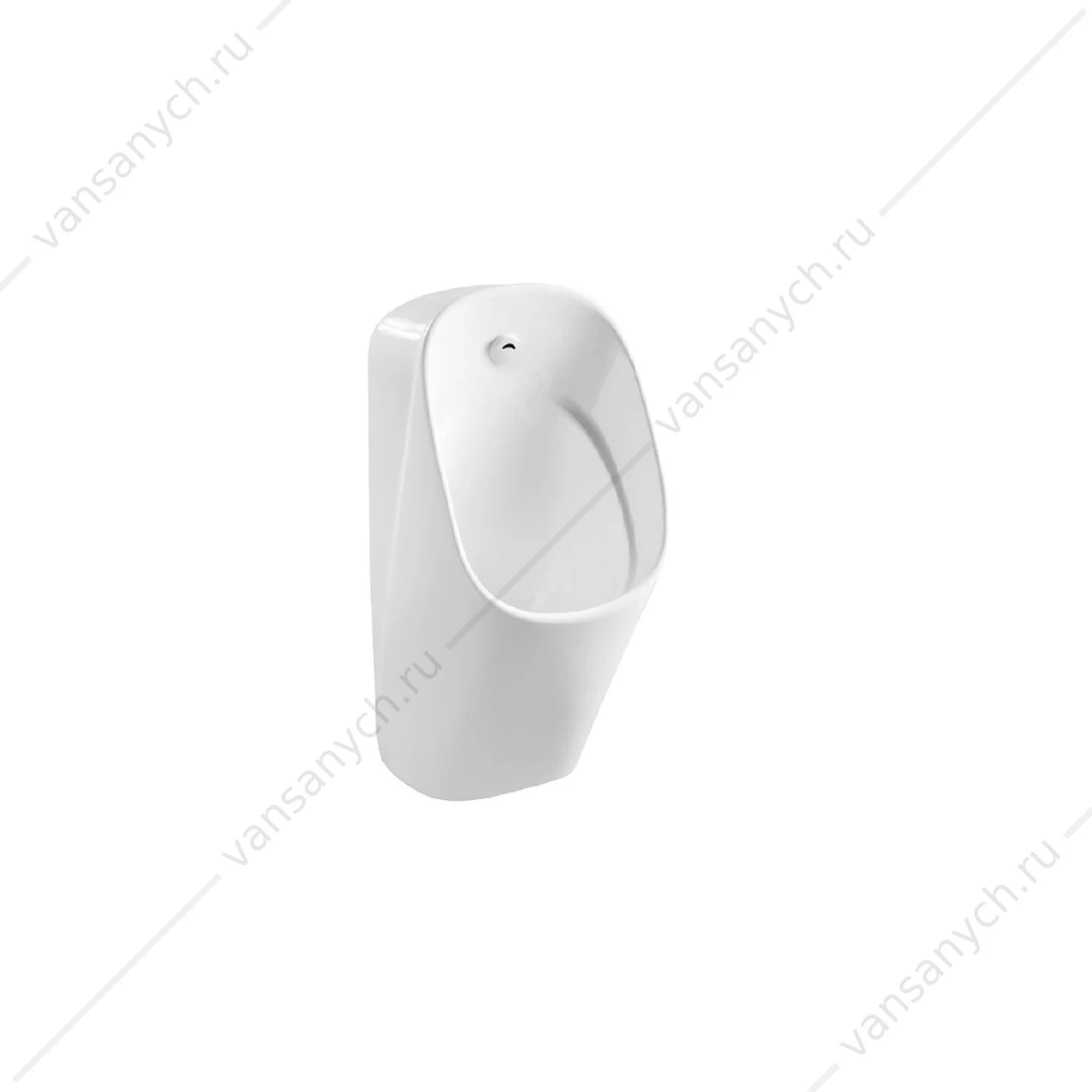 Писсуар в комплекте с сенсорным смывным механизмом AQ3060-S-00, белый