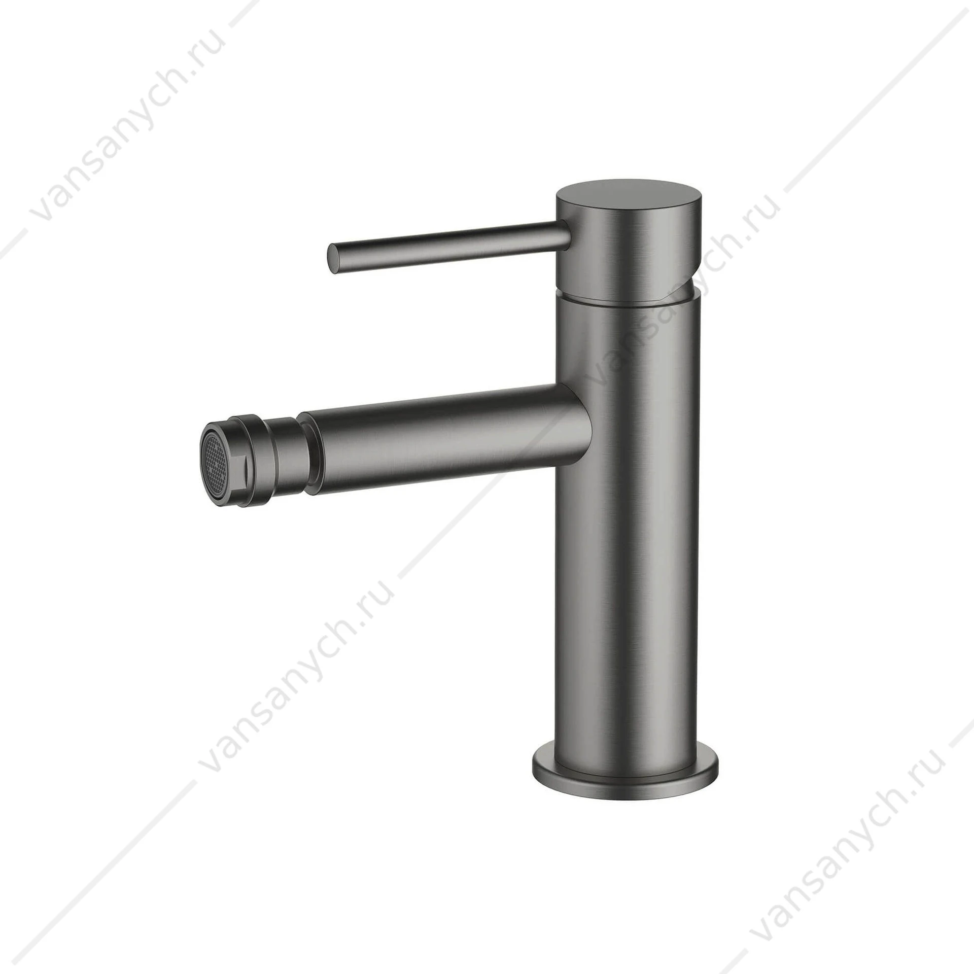 Смеситель для биде AQUATEK, оружейная сталь AQ1318BGM Европа