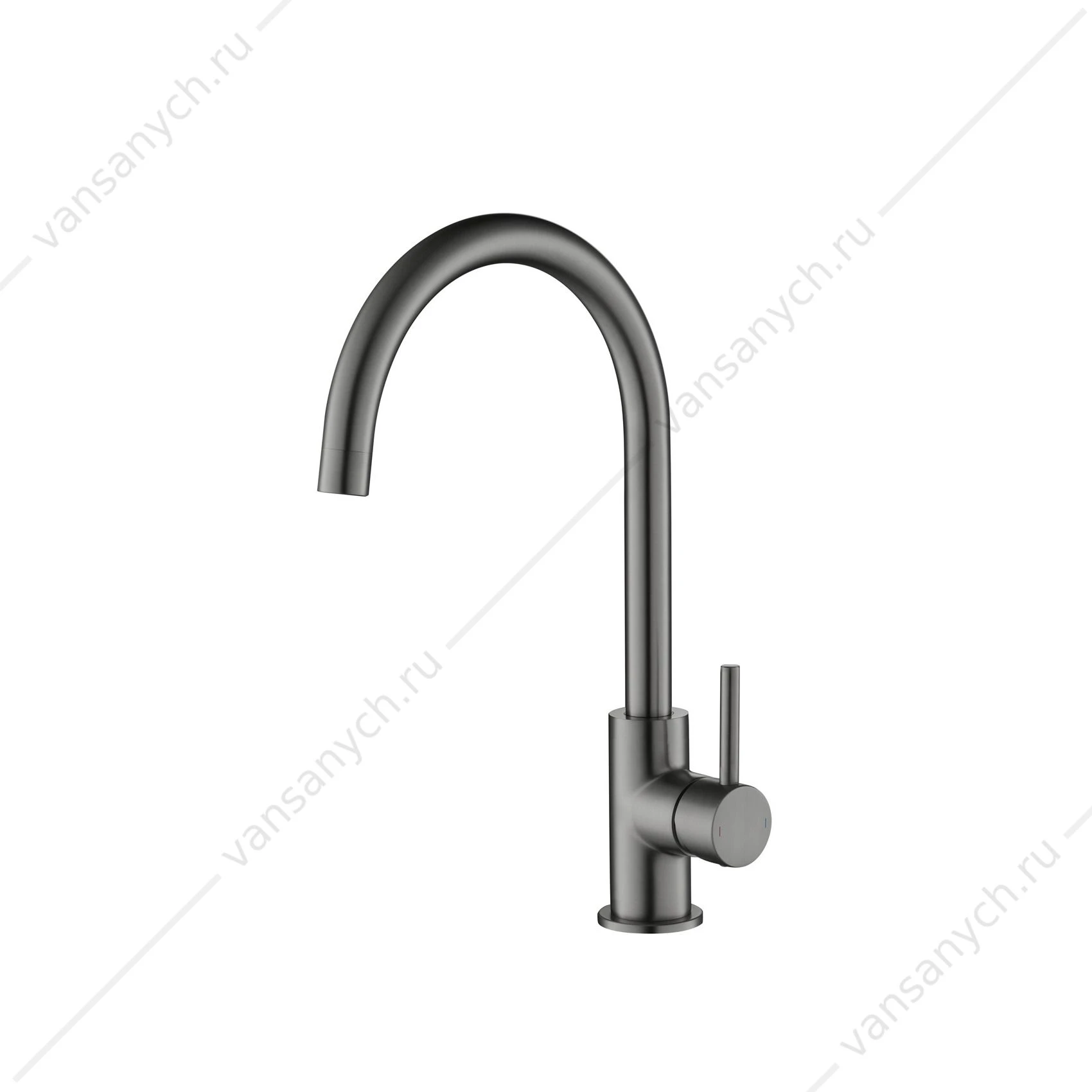 Смеситель для кухни AQUATEK Европа, оружейная сталь AQ1382BGM
