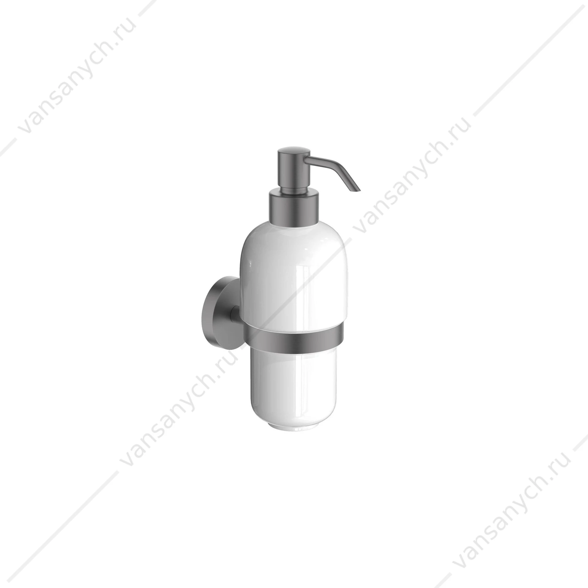 Дозатор AQUATEK, оружейная сталь AQ4605BGM Бетта