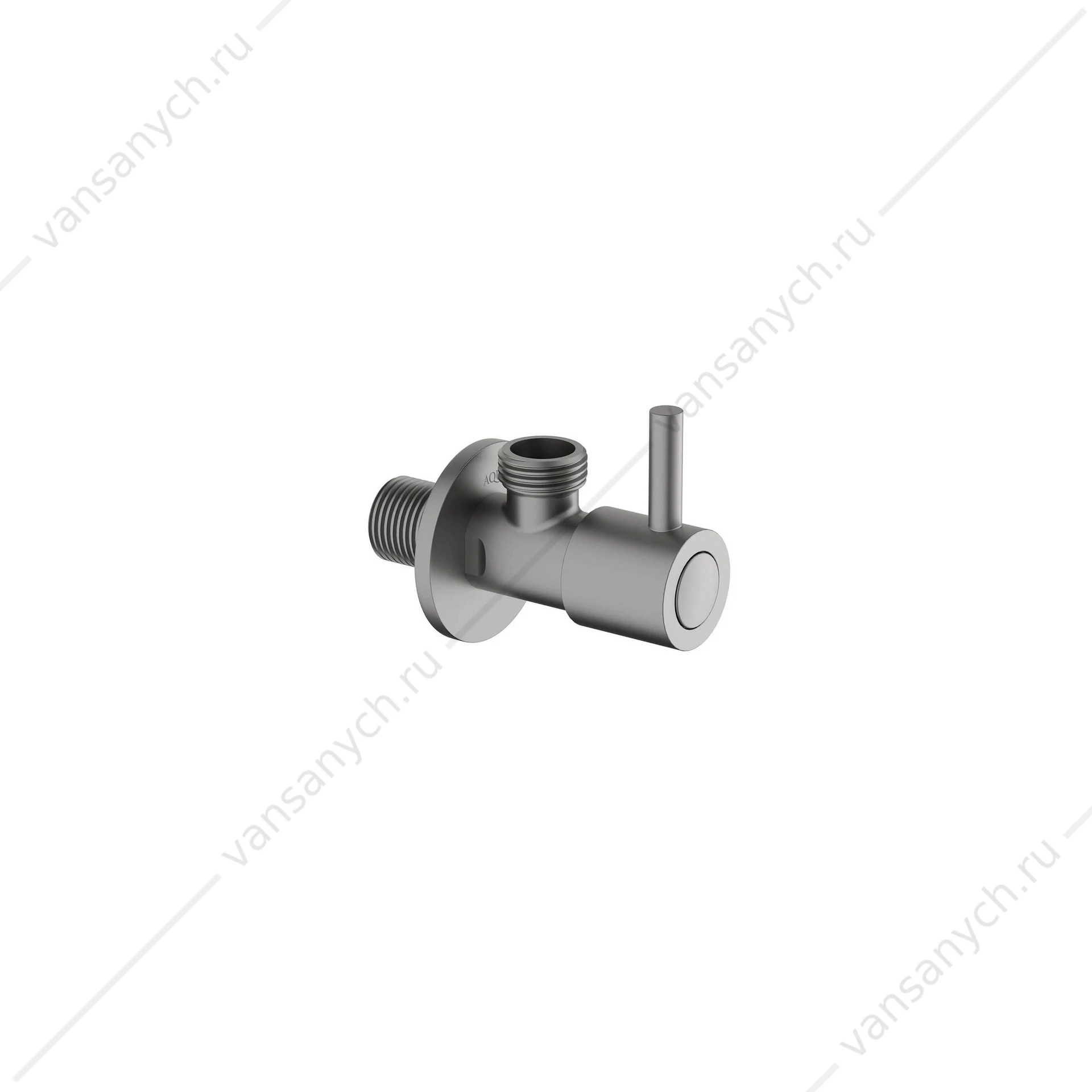 Переходник угловой AQUATEK AQ2451BGM, оружейная сталь