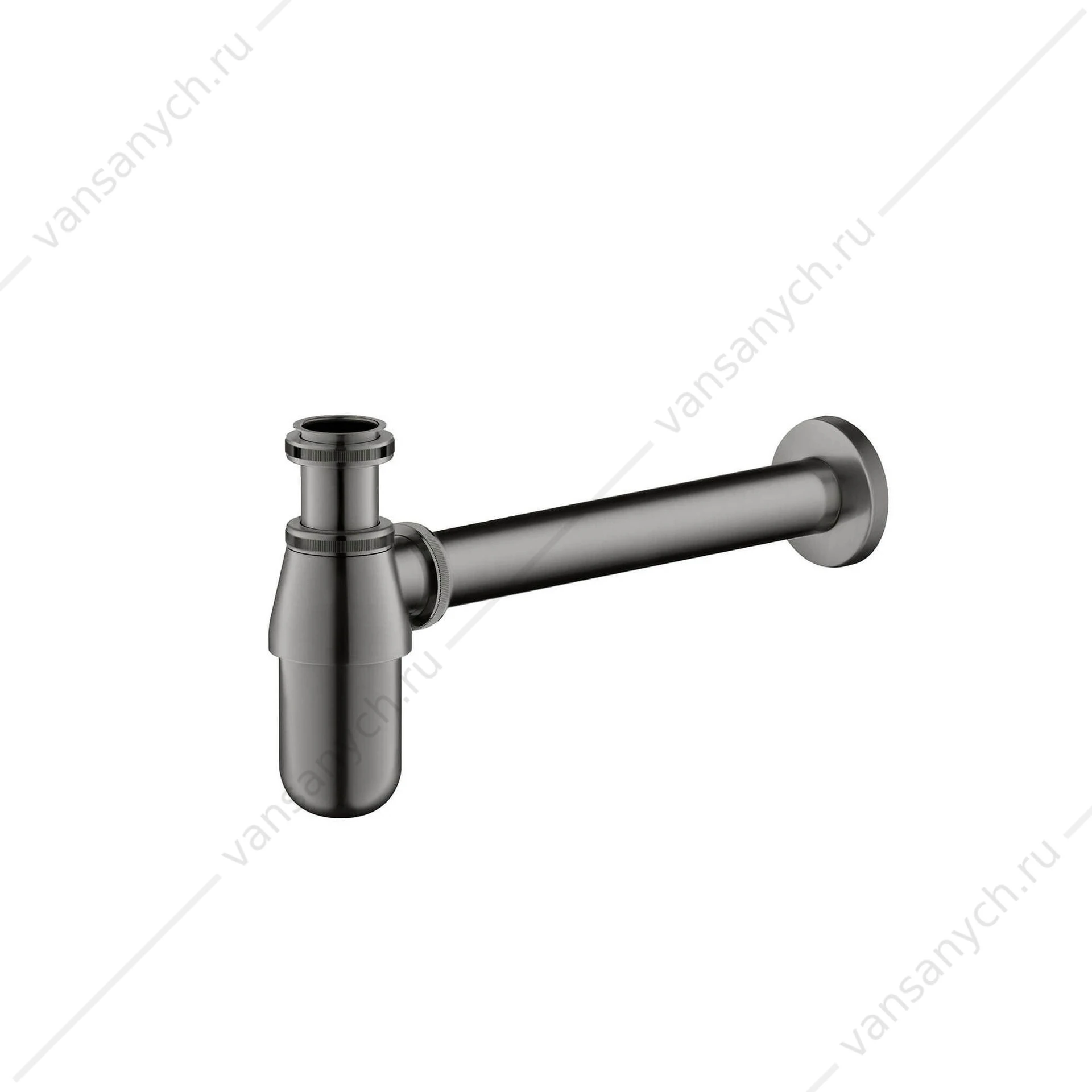 Сифон AQUATEK AQ6014BGM, оружейная сталь