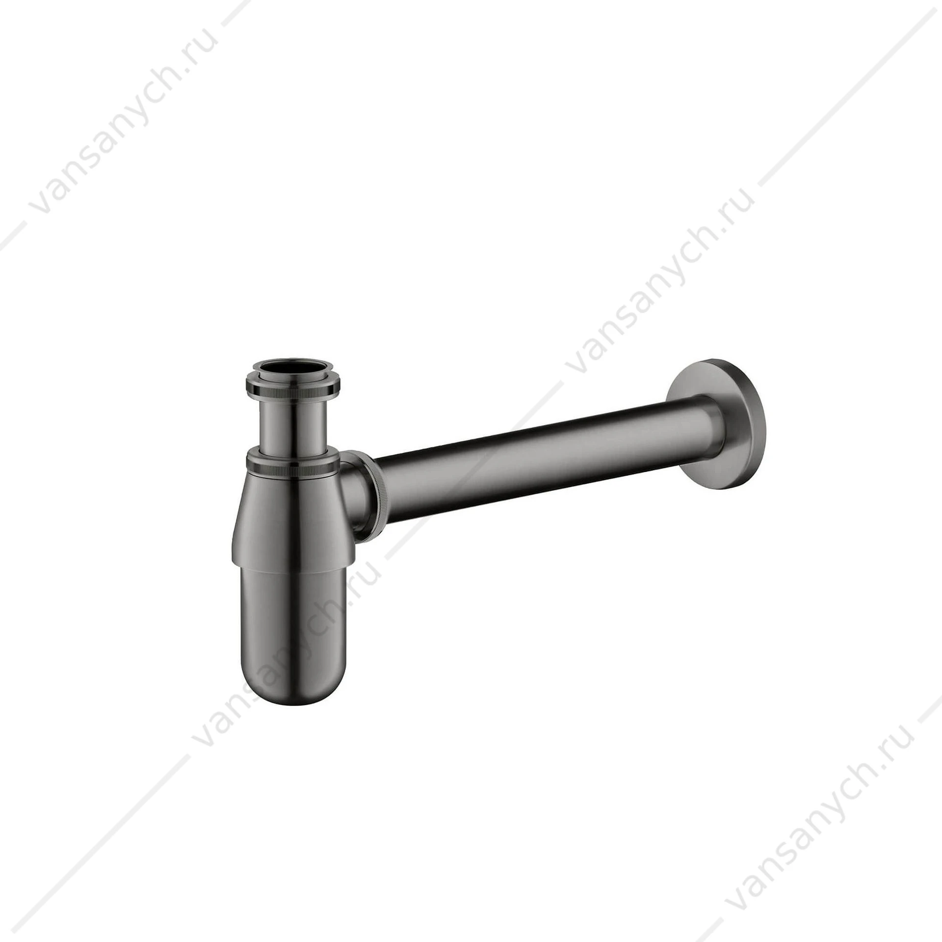 Сифон AQUATEK AQ6014BGM, оружейная сталь