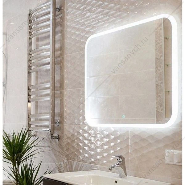 Зеркало 80х60 с подсветкой Demure LED ЗЛП221