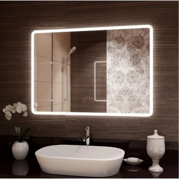Зеркало 100х70 с подсветкой Demure ЗЛП244 LED, сенсорный выкл.