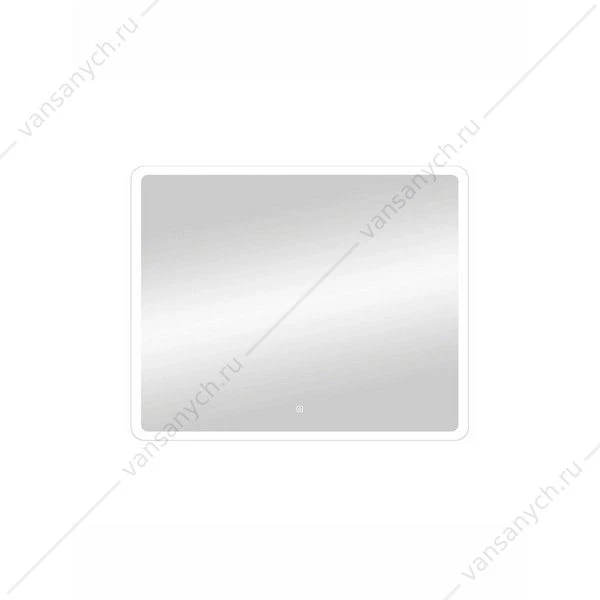 Зеркало 90х70 с подсветкой и часами Demure ЗЛП1626 LED, сенсорн выкл.