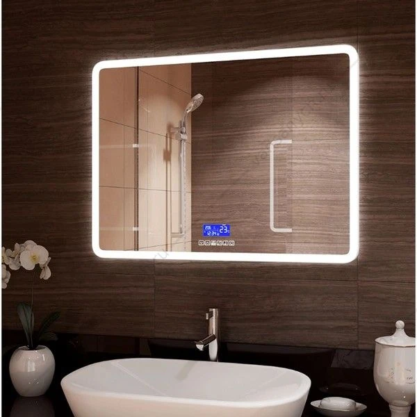 Зеркало 80х60 с подсветкой, подогревом и музыкальным блоком Demure ЗЛП184 LED