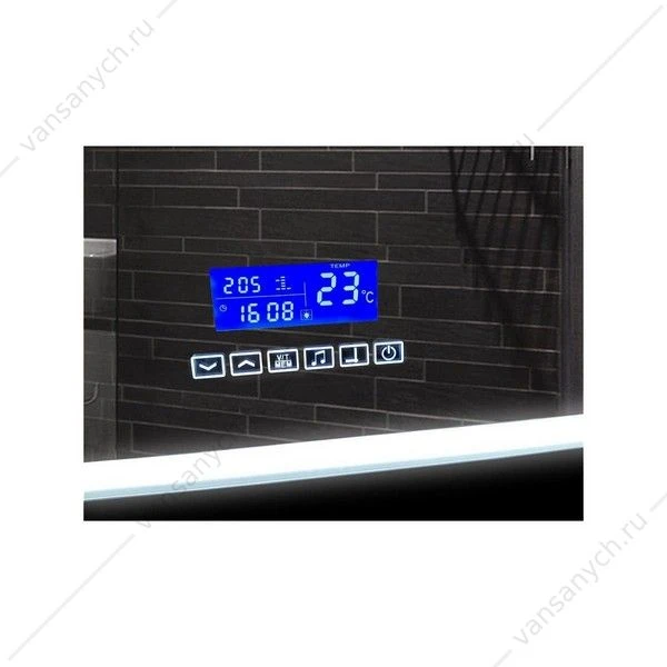 Зеркало 90х70 с подсветкой, подогревом и музыкальным блоком Demure ЗЛП448 LED