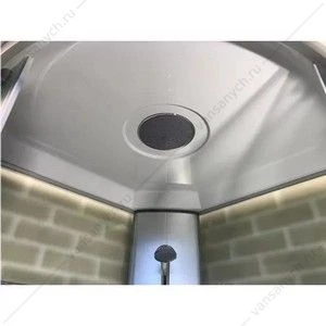 Душевая кабина 90х90 СOMFORTY 300WG, стекло крезет,задн., стекл.панель крезет
