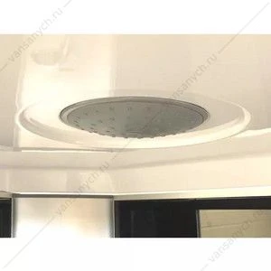 Душевая кабина 120х80 СOMFORTY 301L, серое стекло, задн.черн. стекл.панель