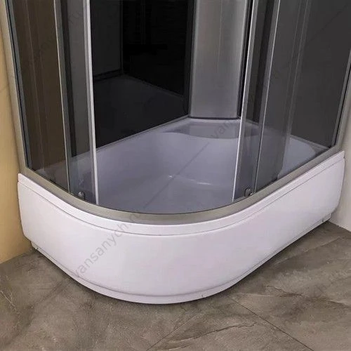 Душевая кабина 120х80 СOMFORTY 302R, NEW серое стекло, задняя черная стекл. панель
