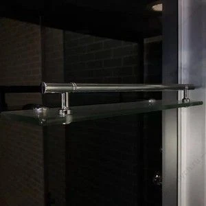 Душевая кабина 120х80 СOMFORTY 303, серое стекло,задн.,черн., стекл.панель