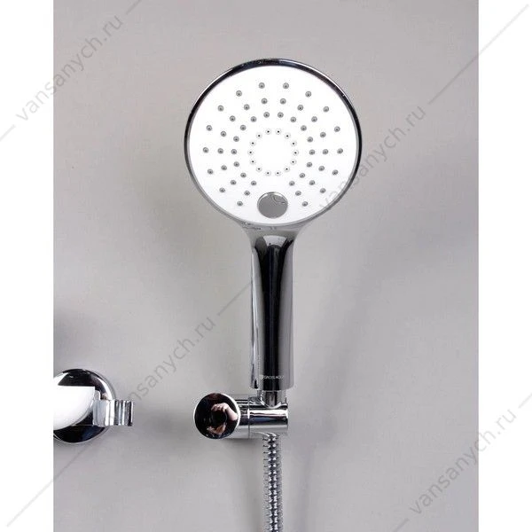 Смеситель для ванны Gross Aqua 2515288СW Space White Chrome белый