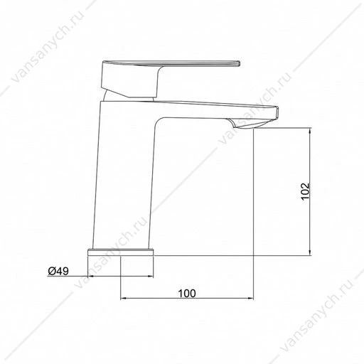 Смеситель для раковины GROSS AQUA Scandi 6280545C