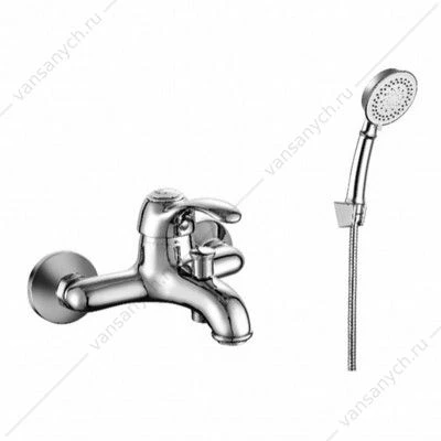 Смеситель для ванны GROSS AQUA 2516586С Provance с коротким изливом хром
