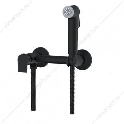 Смеситель с гигиеническим душем Gross Aqua Bidet Evo черный GA012202MВ встраиваемый