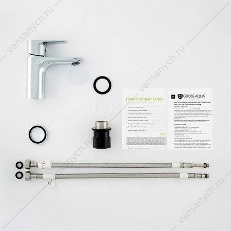 Смеситель для умывальника Gross Aqua Evo хром 6241297С