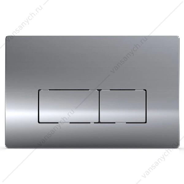 Кнопка смыва AZARIO двойная, квадратная, цвет хром глянец AZ-8200-0089/AZ-P58-0120