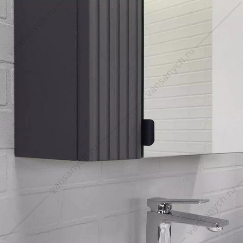Зеркало-шкаф 60 для ванной комнаты Comforty Лима 60 антрацит, 00-00019425CF