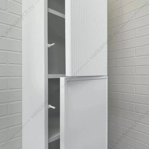 Шкаф-колонна 40х160 подвесной Comforty Мадрид 40 белый матовый, 00-00017873CF