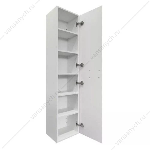 Шкаф-колонна 35х160 подвесной Comforty Танжер-35 белый матовый, 00-00019362CF
