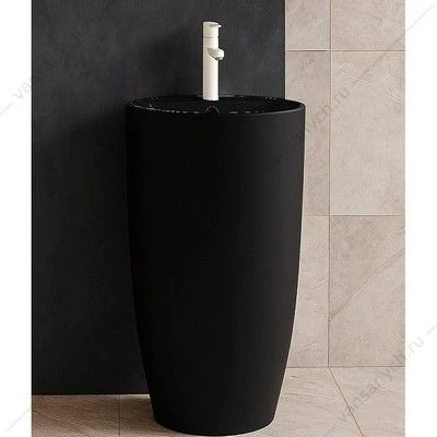 Раковина 45х45 напольная Azario Tea, черный AZ-M30149MB