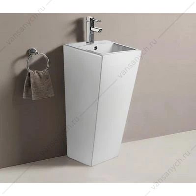 Раковина 44х38 напольная AZARIO FRETTA SQUARE, прямоугольная AZ-303