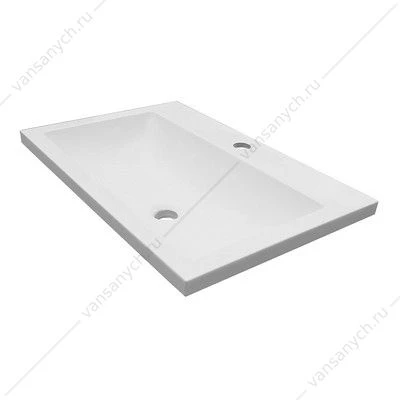Тумба с раковиной 60см Loranto HARMONIA 60/2Н белая напольная, раковина ЛЮНОКС 60 CS00097003
