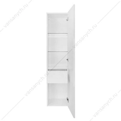 Пенал 35х30х150 подвесной Azario Viola 35, белый CS00096741