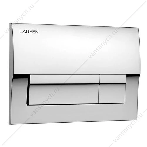 ПЭК PRO LAUFEN унитаз безободковый смыв Rimless, инсталляция, сиденье микролифт, быстросъем, клавиша смыва хром глянец Z.RU93.0.761.5