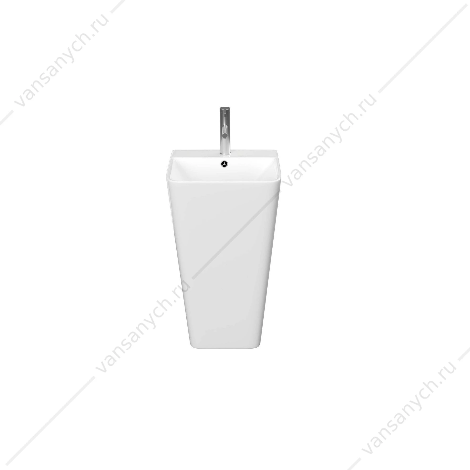 Раковина 44х38 напольная Aquatek Optima Square белый AQ4401-00