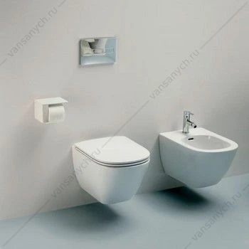 Подвесной унитаз LAUFEN Lua 36х52 см, безободковый, без сиденья 8.2008.0.000.000.1