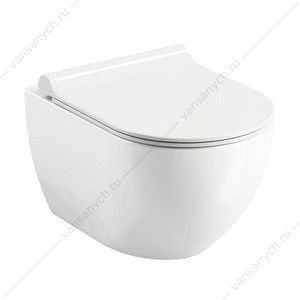 Унитаз подвесной RAVAK Uni Chrome RimOFF (безободковый) белый X01535