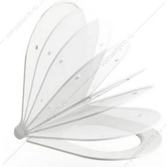 Крышка-сиденье с микролифтом и легким снятием Uni Chrome Slim X01550
