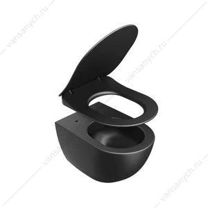Крышка-сиденье с микролифтом и легким снятием  Ravak Uni Chrome X01795 черный