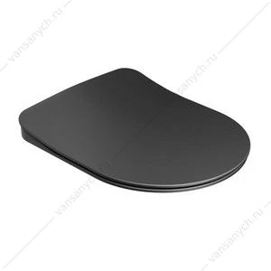 Крышка-сиденье с микролифтом и легким снятием  Ravak Uni Chrome X01795 черный