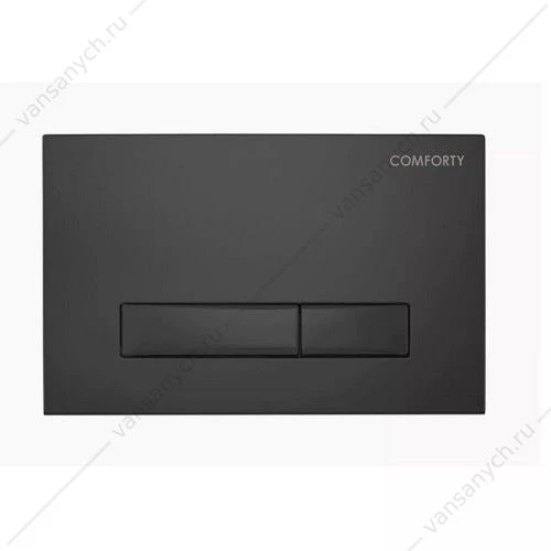 Панель смыва двухрежимная Comforty CF5097HCB черный матовый