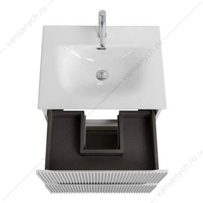 Тумба под раковину 60 BELBAGNO UNO подвесная с 2ящ. Bianco Opaco UNO-600-2C-SO-BO