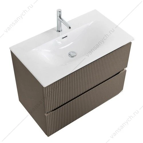 Тумба под раковину 80 BELBAGNO UNO подвесная с 2ящ. Бежевый матовый UNO-800-2C-SO-СO