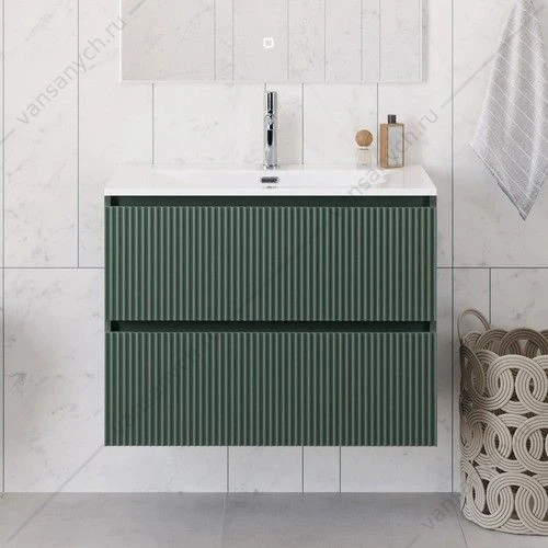 Тумба под раковину 80 BELBAGNO UNO подвесная с 2ящ. Еловый Матовый UNO-800-2C-SO-VO