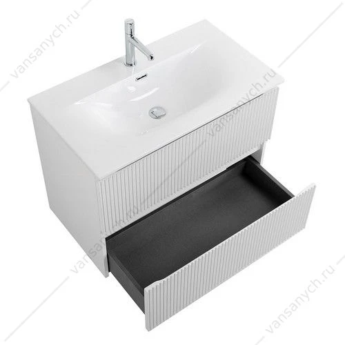 Тумба под раковину 90 BELBAGNO UNO подвесная с 2ящ. Bianco Opaco UNO-900-2C-SO-BO