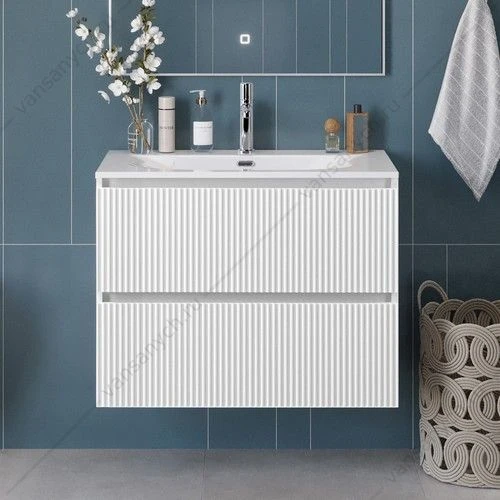 Тумба под раковину 90 BELBAGNO UNO подвесная с 2ящ. Bianco Opaco UNO-900-2C-SO-BO