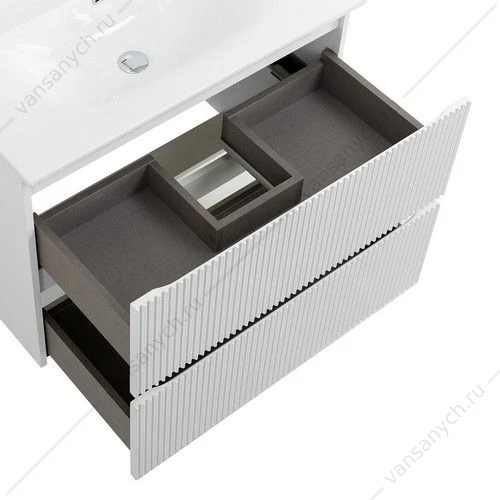 Тумба под раковину 90 BELBAGNO UNO подвесная с 2ящ. Bianco Opaco UNO-900-2C-SO-BO