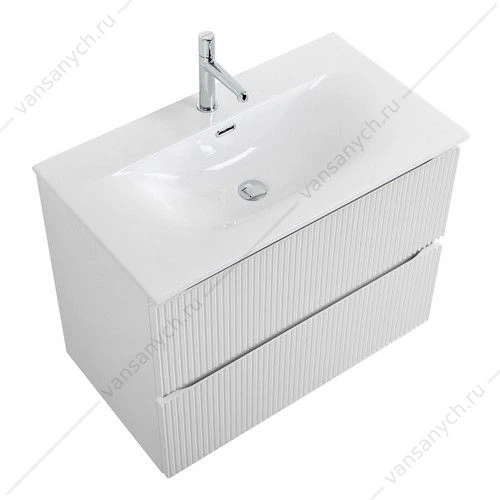 Тумба под раковину 90 BELBAGNO UNO подвесная с 2ящ. Bianco Opaco UNO-900-2C-SO-BO