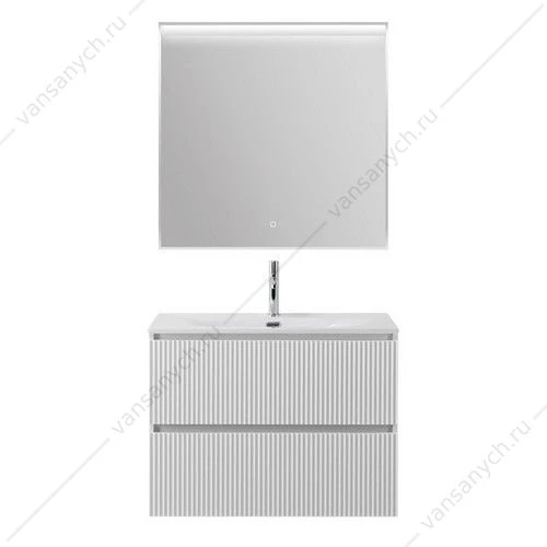 Тумба под раковину 90 BELBAGNO UNO подвесная с 2ящ. Bianco Opaco UNO-900-2C-SO-BO
