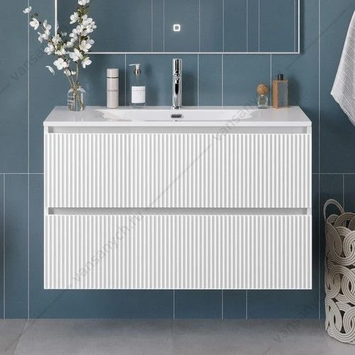 Тумба под раковину 120 BELBAGNO UNO подвесная с 2ящ. Bianco Opaco UNO-1200-2C-SO-BO