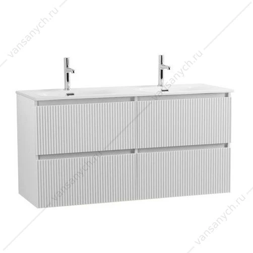 Тумба под двойную раковину с 4ящ. BELBAGNO UNO 1200x455x608 Bianco Opaco UNO-1200-4C-SO-BO
