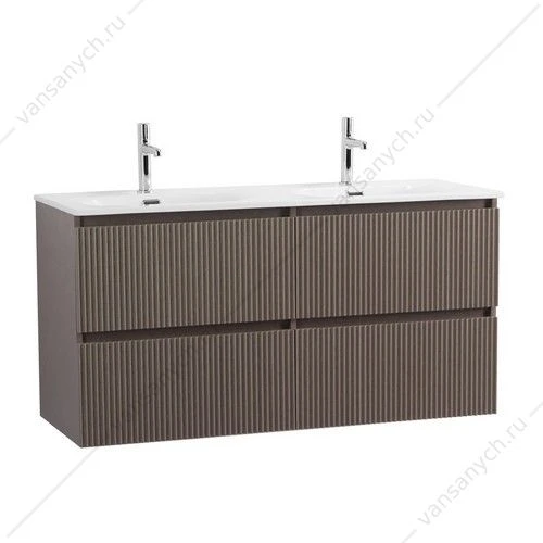 Тумба под двойную раковину с 4ящ. BELBAGNO UNO 1200x455x608 Бежевый матовый UNO-1200-4C-SO-СO