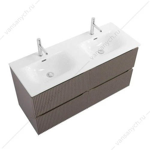 Тумба под двойную раковину с 4ящ. BELBAGNO UNO 1200x455x608 Бежевый матовый UNO-1200-4C-SO-СO